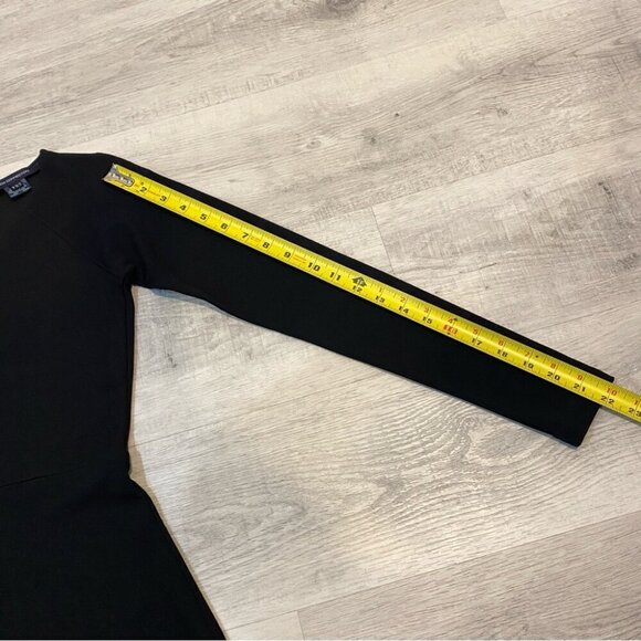 French Connection Little Black Dress with Peekaboo Lace Detail Size 4 - Picture 9 of 16